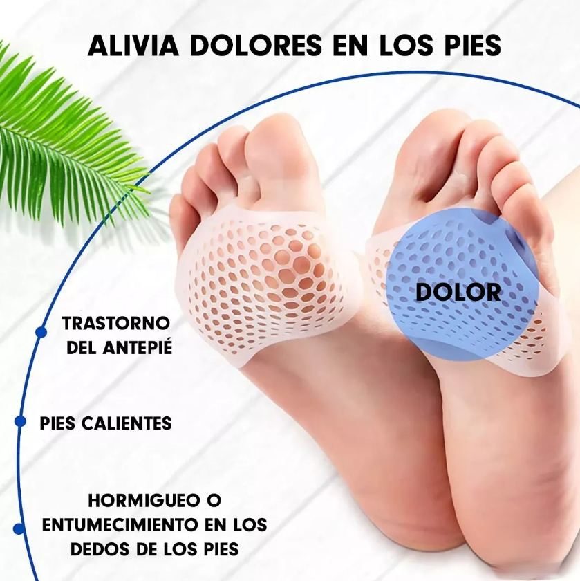 Almohadillas de Silicon para Pies 6 pares