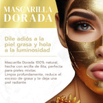 Mascarilla dorada antiarrugas con Colageno