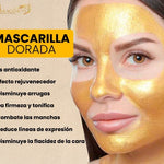 Mascarilla dorada antiarrugas con Colageno