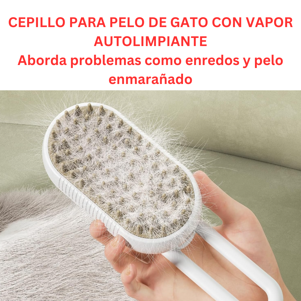 Cepillo con Vapor para Mascotas